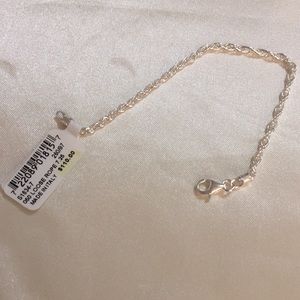 Giani Bernini 925 Sterling Silver Italy Twisted Rope Bracelet
